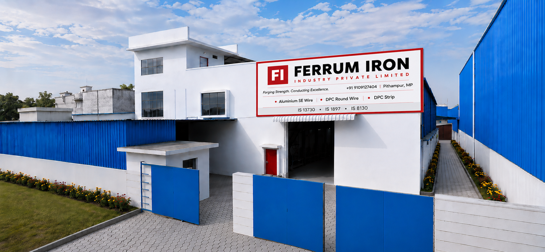 Ferrum Iron & Industry Pvt. Ltd. factory at Pithampur Industrial Area, Dhar, Madhya Pradesh